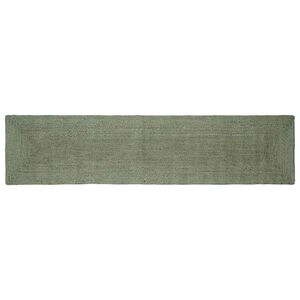 vidaXL Bereichsteppich Olivgr&uuml;n 60 x 250 cm Jute