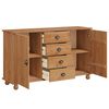 vidaXL Sideboard ASKIM 133,5 x 40 x 79 cm Massivholz Kiefer