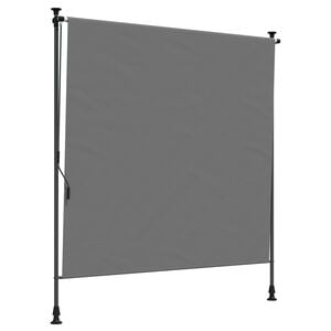 vidaXL Outdoor Rollo Hellgrau 100 x 270 cm