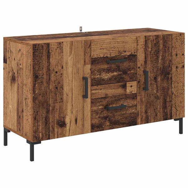 vidaXL Sideboard mit Schubladen Altholz 100 x 36 x 60 cm Holzwerkstoff