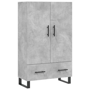 vidaXL Highboard Betongrau 69,5x31x115 cm Holzwerkstoff