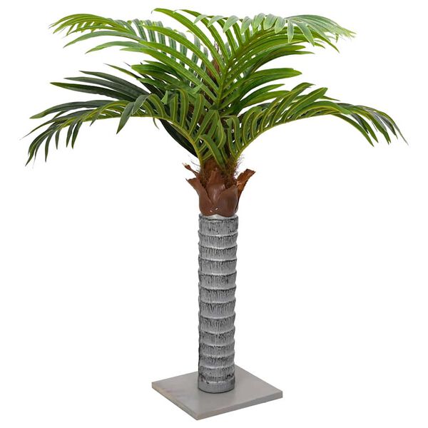 vidaXL Palme K&uuml;nstlich 6 Bl&auml;tter 100 cm Gr&uuml;n