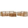 vidaXL Outdoor-Sofagarnitur 6 stk. Natur Massivholz Akazie