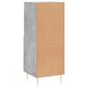 vidaXL Sideboard Betongrau 34,5x34x90 cm Holzwerkstoff