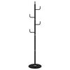 vidaXL Garderobenst&auml;nder Schwarz 183 cm Pulverbeschichtetes Eisen