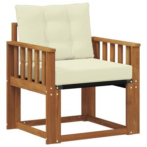 vidaXL Outdoor-Sofagarnitur Massives Akazienholz und Textilene