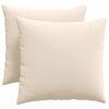 vidaXL Sofakissen 2 stk. Stoff Beige 50 x 50 cm