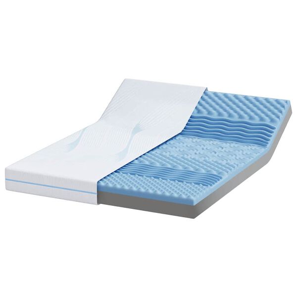 vidaXL Matratze Wei&szlig; 140 x 190 cm Schaum