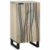 vidaXL Sideboard Weiß 40 x 33 x 75 cm massives Mangoholz
