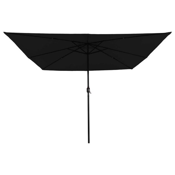 vidaXL Gartenparasol Schwarz 295 x 295 x 245 cm Polyester und Stahl