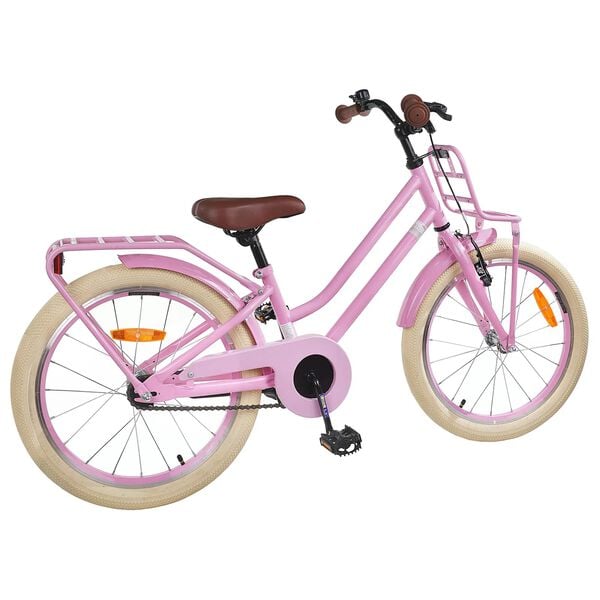 vidaXL Kinderfahrrad 20 Zoll f&uuml;r 6-11 Jahre alt Hellrosa
