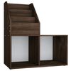 vidaXL Kinder-B&uuml;cherregal R&auml;uchereiche 71x30x78,5 cm Holzwerkstoff