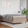 vidaXL Boxspringbettgestell Cappuccino-Braun 120x200 cm Kunstleder