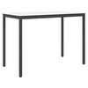 vidaXL Bartisch Wei&szlig; 150 x 80 x 105 cm Massives Kiefernholz
