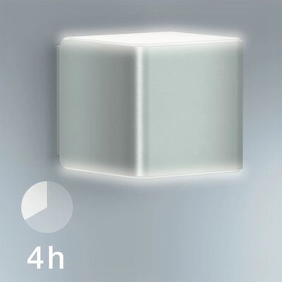 Steinel Außen-Sensorlampe L 840 LED IHF Silbern 055547