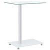 vidaXL Beistelltisch U-Form Transparent 45x30x58 cm Hartglas