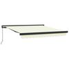 vidaXL Markise Einziehbar Creme 3x2,5 m Stoff und Aluminium