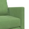 vidaXL Schlafsofa Hellgr&uuml;n 204 x 122 x 60 cm Samt