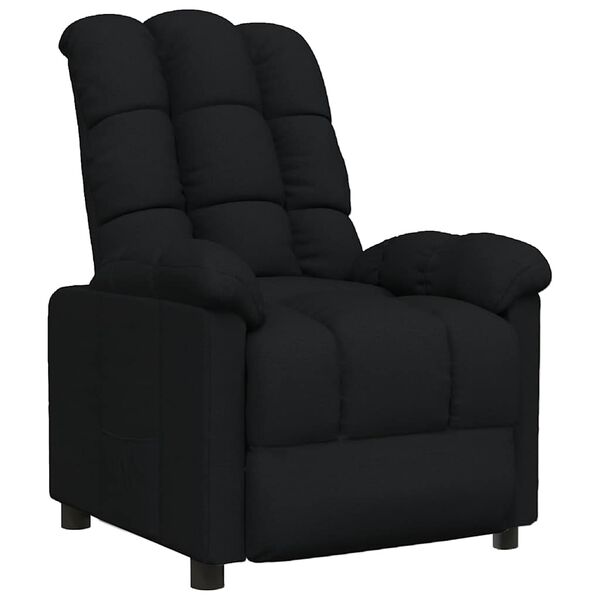 vidaXL Relaxsessel Schwarz Stoff