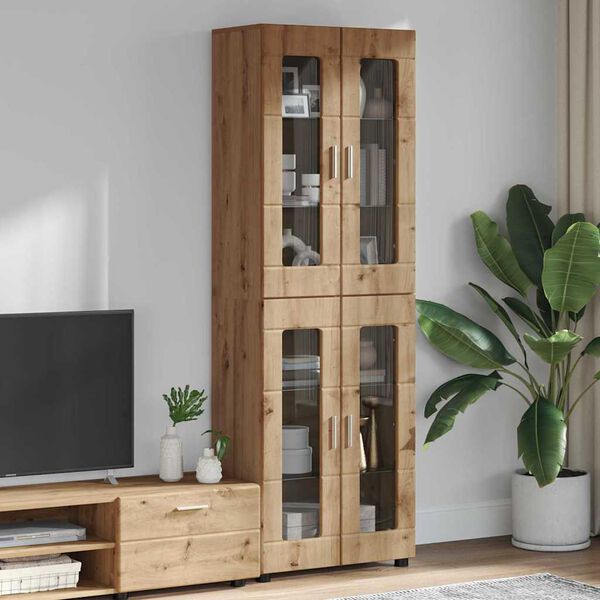 vidaXL Highboard FLORIN Artisan-Eiche 60 x 35 x 182 cm Holzwerkstoff