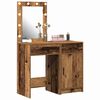 vidaXL Schminktisch mit T&uuml;r 2 pcs Braun 50 x 41 x 135 cm Holzwerkstoff