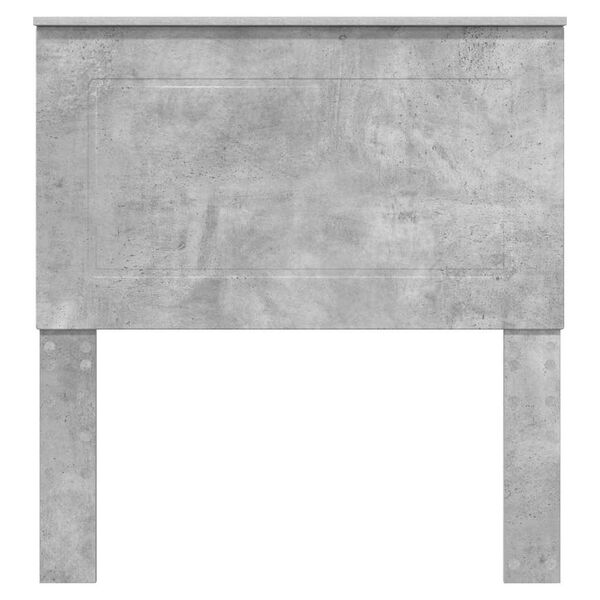 vidaXL Kopfteil mit Kopfteil Beton Grau 75 cm Holzwerkstoff