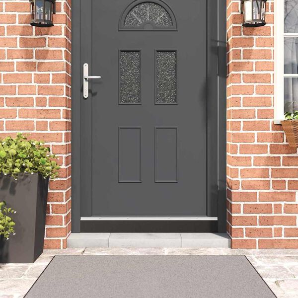 vidaXL Aufsteck T&uuml;rb&uuml;rstendichtungen 2 pcs Silber 100 cm