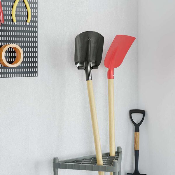 vidaXL Schaufelkopf 4 pcs Silber 33 x 21 cm Pulverbeschichteter Stahl