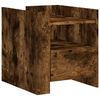 vidaXL Nachttisch R&auml;uchereiche 45x50x50 cm Holzwerkstoff
