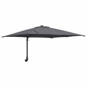 vidaXL Garten-Sonnenschirm Anthrazit 248,5 x 247,5 x 160 cm