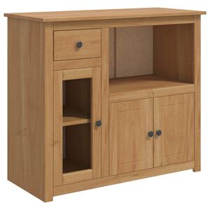 VidaXL Mikrowellen-Sideboard PANAMA Honigwachs 99,5 x 44 x 86,5 cm