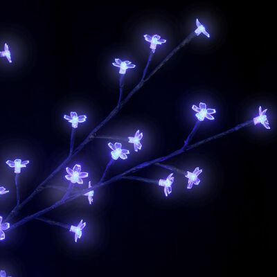 vidaXL Weihnachtsbaum 2000 LEDs Blaues Licht Kirschblüten 500 cm