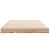 vidaXL Bodenbettrahmen Natur 213,5 x 104 x 9 cm Massives Kiefernholz