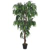 vidaXL Mangobaum Künstlich 900 Blätter 180 cm Grün
