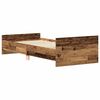 vidaXL Bettgestell ohne Matratze Altholz-Optik 100x200cm Holzwerkstoff