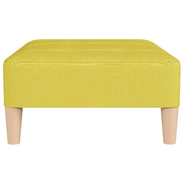 vidaXL Fu&szlig;hocker Gr&uuml;n 78x56x32 cm Stoff