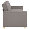 vidaXL 3-Sitzer-Sofa Taupe 180 cm Stoff