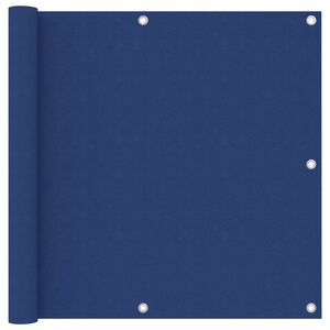 vidaXL Balkon-Sichtschutz Blau 90x500 cm Oxford-Gewebe