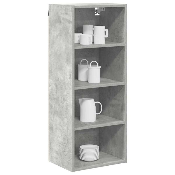 vidaXL H&auml;ngeschrank Beton Grau 40 x 29,5 x 100 cm Holzwerkstoff