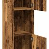 vidaXL Bad-Hängeschrank Altholz-Optik 30x30x130 cm Holzwerkstoff