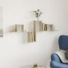 vidaXL Wandregal Sonoma-Eiche 104,5x10x43 cm Holzwerkstoff