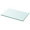 vidaXL Regalboden Glas Transparent 30x15 cm