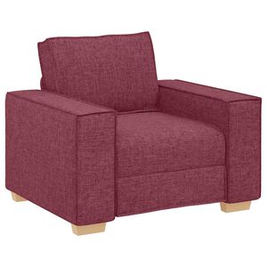 vidaXL Sofa Stuhl Weinrot 100x78x84 cm Stoff