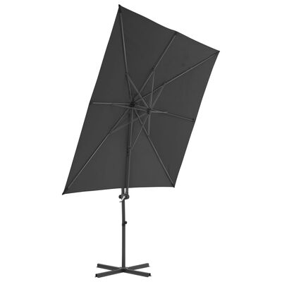 vidaXL Sonnenschirm mit Schirmständer Anthrazit