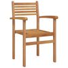 vidaXL Stuhl 8 stk. Braun Massivholz Teak
