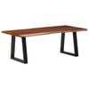 vidaXL Couchtisch Honigbraun 110x55x40 cm Massivholz Akazie