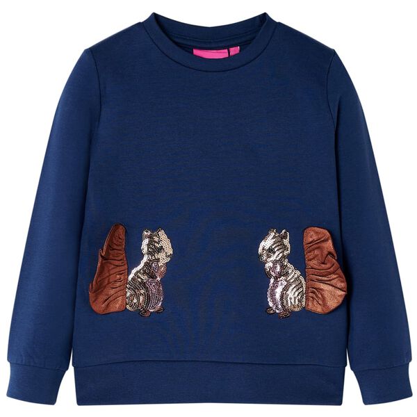 Kinder-Sweatshirt Marineblau 92