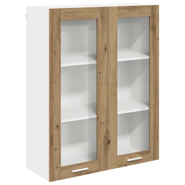 vidaXL H&auml;ngeschrank Artisan-Eiche 80 x 31 x 100 cm Holzwerkstoff