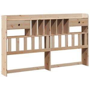 vidaXL Kopfteil mit Stauraum 180 cm Massivholz Kiefer