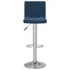 vidaXL Barhocker 2 Stk. Blau Samt